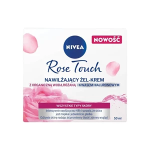 Nivea Rose Touch nawilżający żel-krem z organiczną wodą różaną i kwasem hialuronowym 50ml