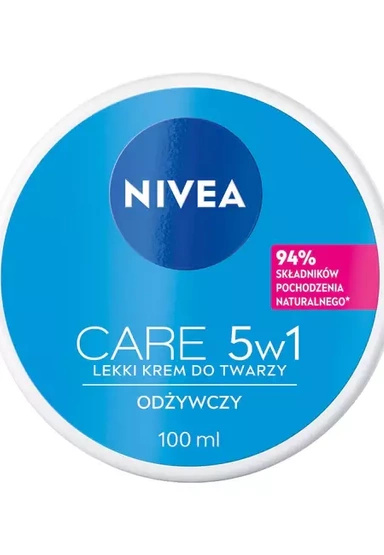 Nivea Care 3w1 odżywczy lekki krem do twarzy 100ml