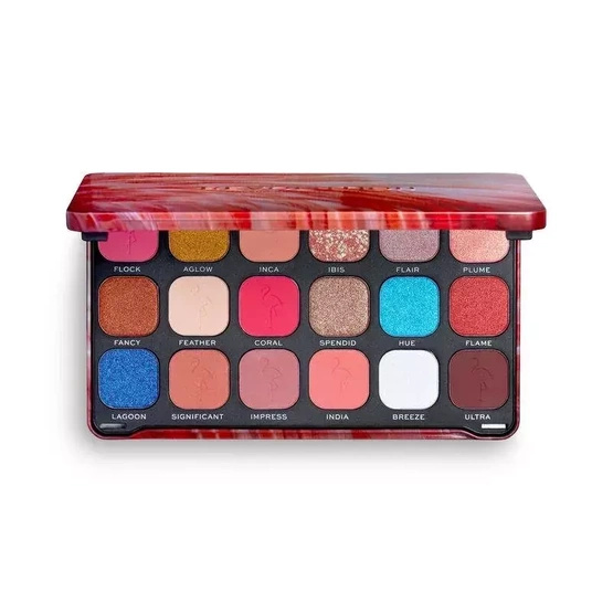 Makeup Revolution Forever Flawless Flamboyance Flamingo Eyeshadow Palette Paleta cieni