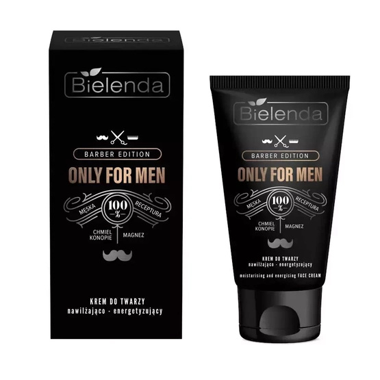 Bielenda ONLY FOR MEN - BARBER EDITION - krem nawilżająco-energetyzujący 50ml