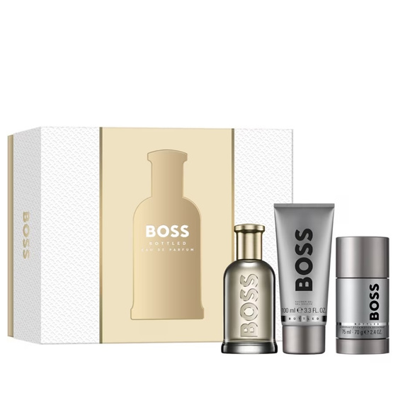 Hugo Boss Boss Bottled zestaw woda perfumowana spray 100ml + żel pod prysznic 100ml + dezodorant sztyft 75ml