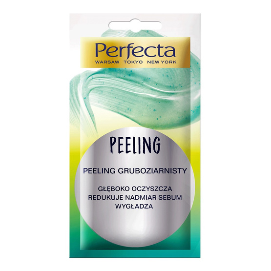 Perfecta Peeling gruboziarnisty głęboko oczyszcza redukuje nadmiar sebum wygładza 8ml