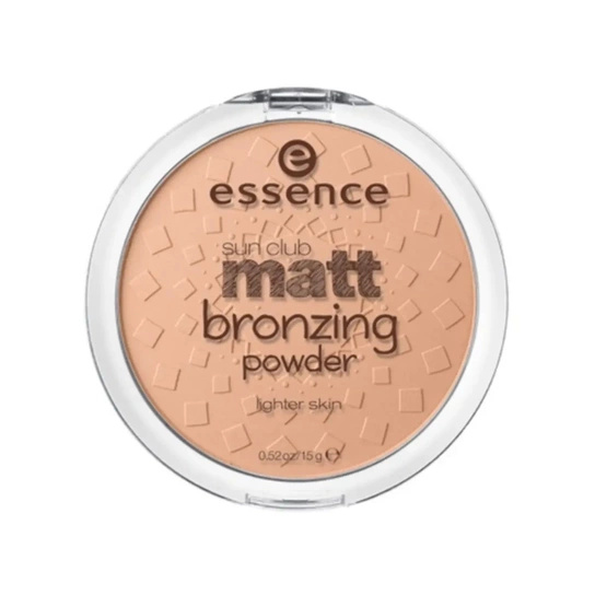 ESSENCE Sun Club Matt Bronzing Powder puder matujący brązujący 01 Natural 15g