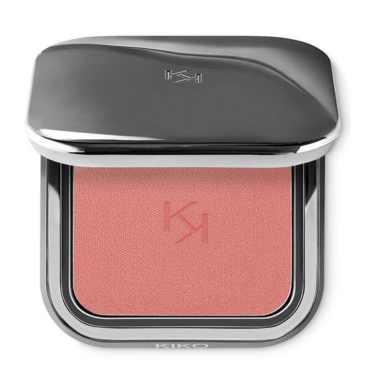 KIKO Milano Unlimited Blush róż w pudrze o wysokiej trwałości umożliwiający stopniowanie efektu 04 Metallic Rosy Biscuit 6g