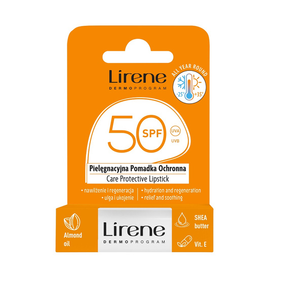 Lirene Pielęgnacyjna pomadka ochronna SPF50 4.6g