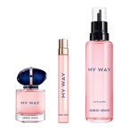 Giorgio Armani My Way zestaw woda perfumowana refill 100ml + woda perfumowana spray 30ml + woda perfumowana spray 10ml