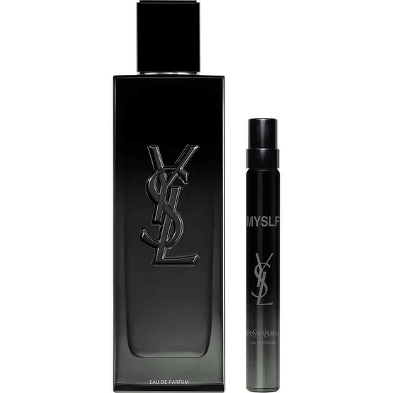 Yves Saint Laurent MYSLF zestaw woda perfumowana spray 100ml + woda perfumowana spray 10ml + kosmetyczka