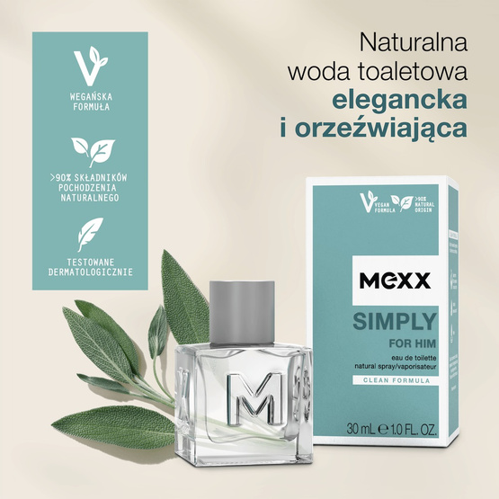 Mexx Simply For Him woda toaletowa spray 50ml