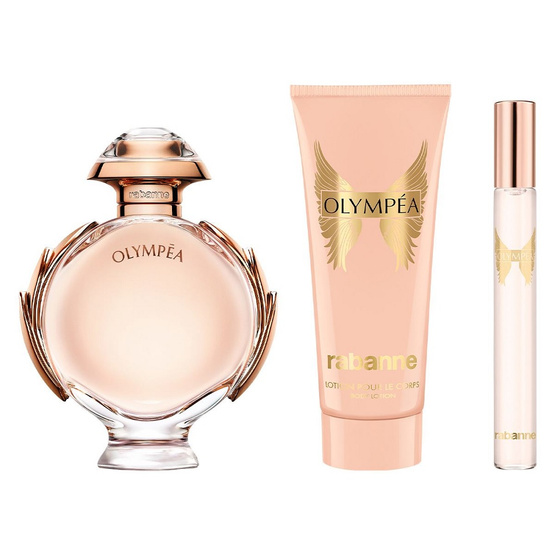 Paco Rabanne Olympea zestaw woda perfumowana spray 80ml + balsam do ciała 100ml + woda perfumowana spray 10ml