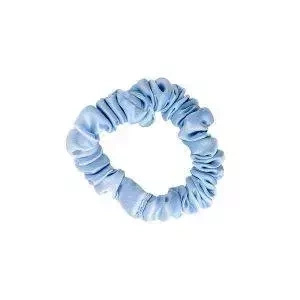 Mexmo Scrunchie Mini Baby Blue - Zestaw dwóch gumek jedwabnych