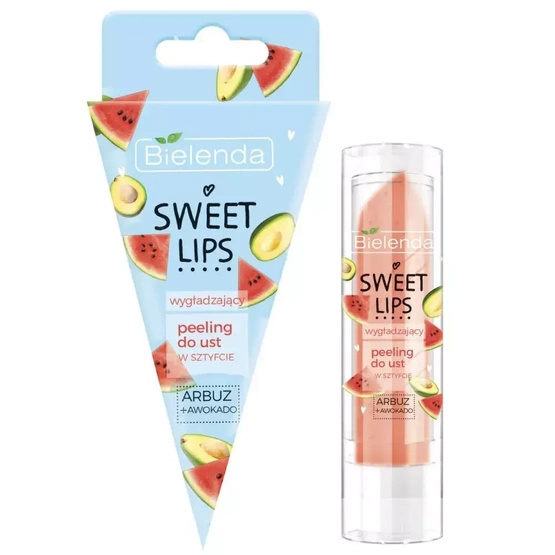 Bielenda Sweet Lips WYGŁADZAJĄCY PEELING DO UST arbuz + awokado