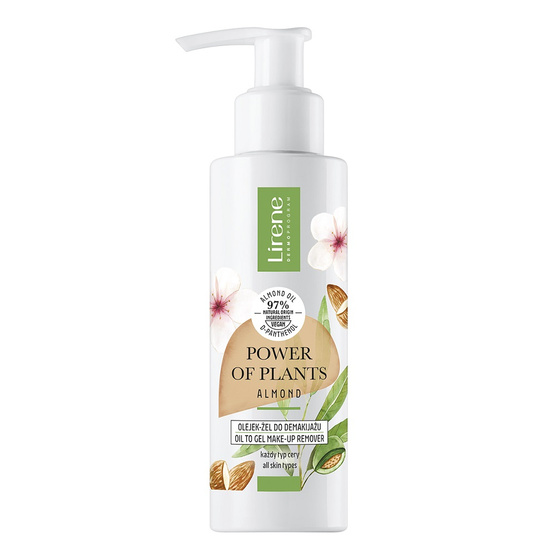 Lirene Power of Plants olejek-żel do demakijażu Migdał 145ml