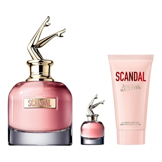 Jean Paul Gaultier Scandal zestaw woda perfumowana spray 80ml + woda perfumowana spray 6ml + balsam do ciała 75ml