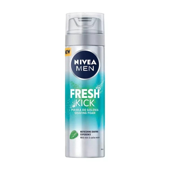 Nivea Men Fresh Kick odświeżająca pianka do golenia 200ml