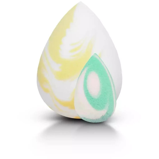 BLEND IT Sponge gąbka do makijażu Marble Juicy Yellow + mini Marble Juicy Mint