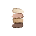 KIKO Milano Bright Quartet Eyeshadow Palette paleta czterech cieni do powiek 01 Warm Neutral Tones 3.5g