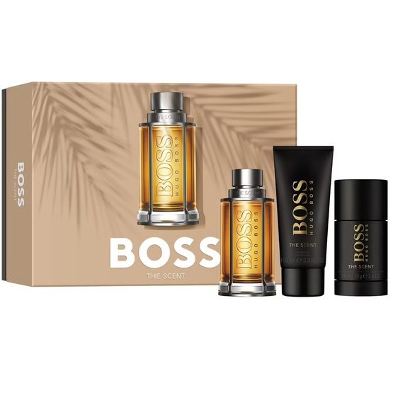 Hugo Boss Boss The Scent For Man zestaw woda toaletowa spray 100ml + żel pod prysznic 100ml + dezodorant sztyft 75ml