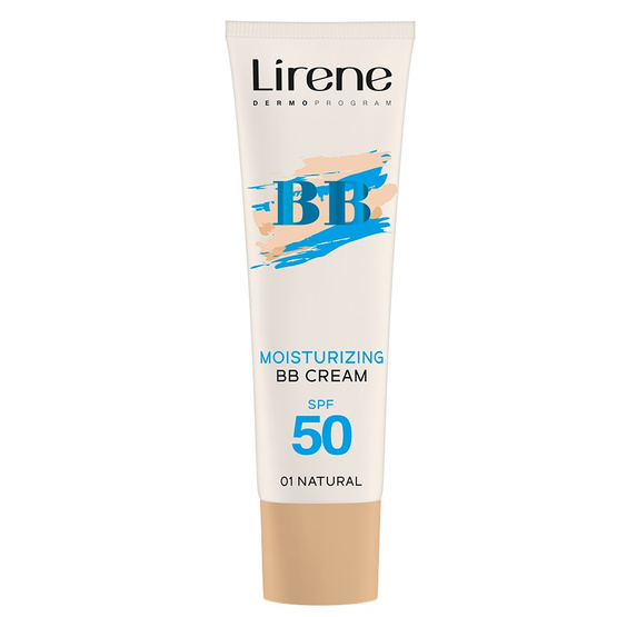 Lirene BB nawilżający krem koloryzujący SPF50 01 Natural 30ml