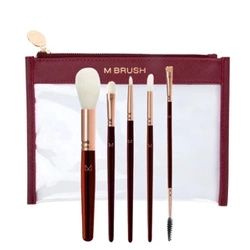 M Brush by Maxineczka Burgundy Satz von 5 Pinseln vol.1 + Sachet