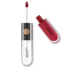 KIKO Milano Unlimited Double Touch dwuetapowa płynna pomadka do ust 108 Satin Currant Red 6ml