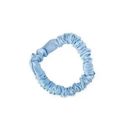 Mexmo Scrunchie Small Baby Blue - Zestaw dwóch gumek jedwabnych