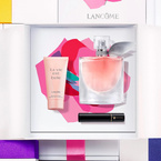 Lancome La Vie Est Belle zestaw woda perfumowana spray 50ml + balsam do ciała 50ml + Hypnose mini tusz do rzęs 2ml