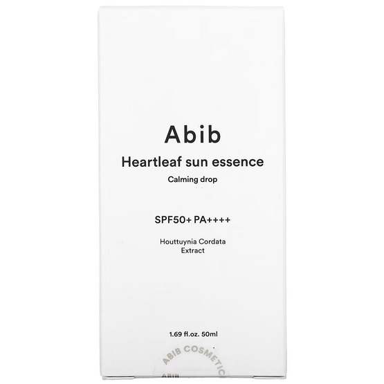 Abib Heartleaf Sun Essence Calming Drop SPF50+ PA++++ przeciwsłoneczna esencja do twarzy 50ml