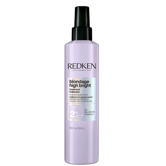 Redken Blondage High Bright Pre-Treatment spray z witaminą C do włosów blond 250ml