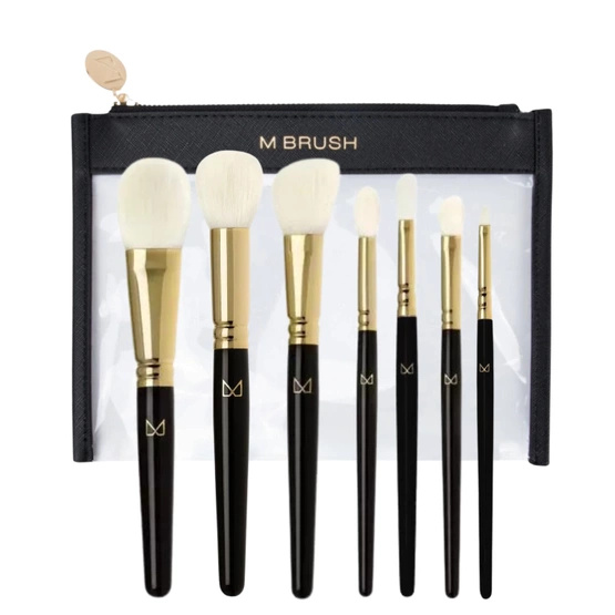 M Brush by Maxineczka 7 Pinsel Basic Face & Eye Set + Beutel