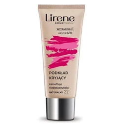 Lirene Podkład kryjący kamuflujący niedoskonałości z witaminą E 22 Naturalny 30ml