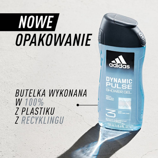 Adidas Dynamic Pulse żel pod prysznic dla mężczyzn 400ml