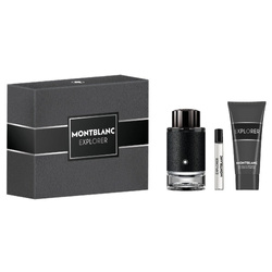 Mont Blanc Explorer zestaw woda perfumowana spray 100ml + miniatura wody perfumowanej spray 7.5ml + żel pod prysznic 100ml