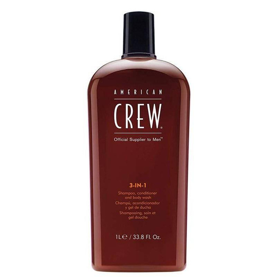 American Crew 3in1 Shampoo Conditioner And Body Wash szampon. odżywka i żel do kąpieli 1000ml