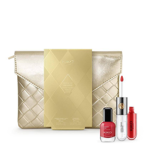 KIKO Milano Holiday Première Forever Together Makeup Gift Set zestaw prezentowy do ust i dłoni 03 Red Duet