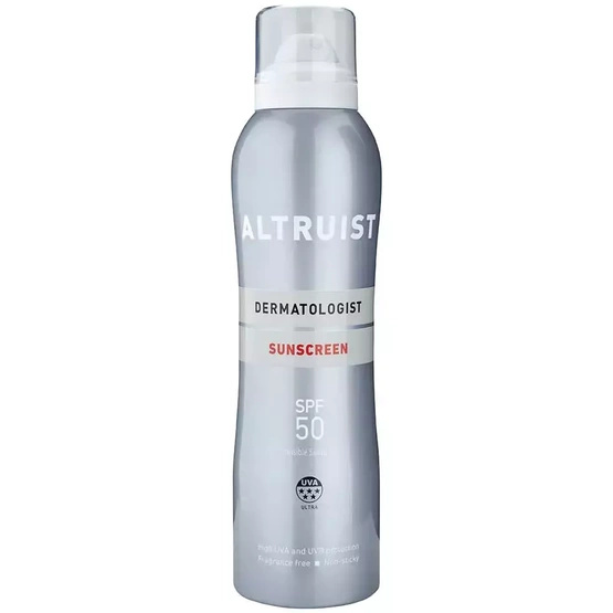 Altruist Invisible Sunspray Spray do opalania z wysoką ochroną przeciwsłoneczną SPF50 200 ML