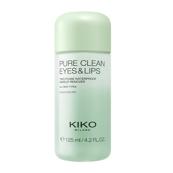 KIKO Milano Pure Clean Eyes&Lips dwufazowy płyn do demakijażu oczu i ust 125ml