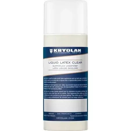 Kryolan 2542 Liquid Latex Płynny transparentny latex 250ml