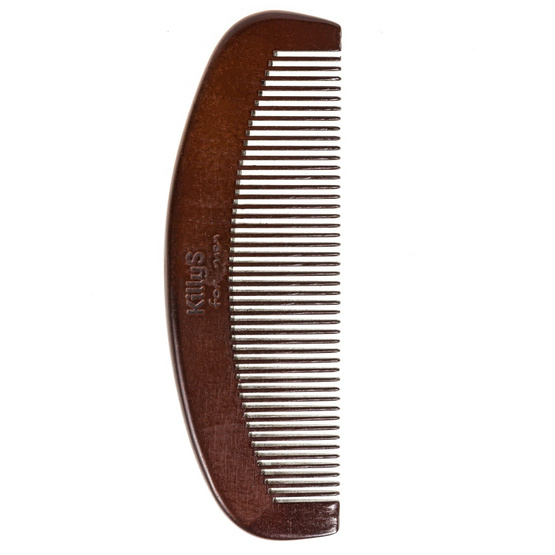 KillyS For Men Beard Comb drewniany grzebień do brody