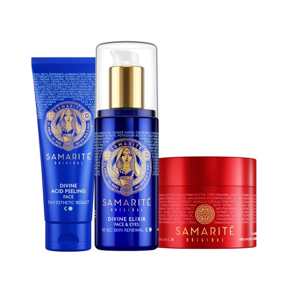 KIT Samarité Supreme Balm 90ml + Göttliches Elixier 150 ml + Göttliches Säurepeeling 75 ml