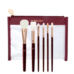 M Brush by Maxineczka Zestaw 6 pędzli Burgundy set vol.2 + sachet