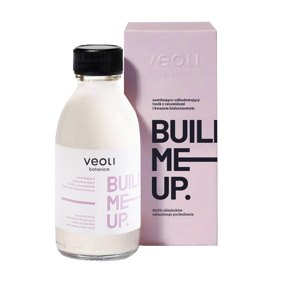 Veoli Botanica Feuchtigkeitsspendendes und aufbauendes Tonic mit Ceramiden und Hyaluronsäure Build Me Up 150ml