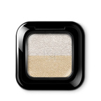 KIKO Milano Bright Duo Eyeshadow podwójny cień do powiek 01 Metallic White/True Gold 2.5g