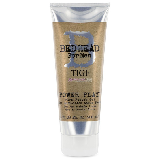 Tigi Bed Head For Men Power Play Firm Finish Gel mocny żel utrwalający do włosów dla mężczyzn 200ml