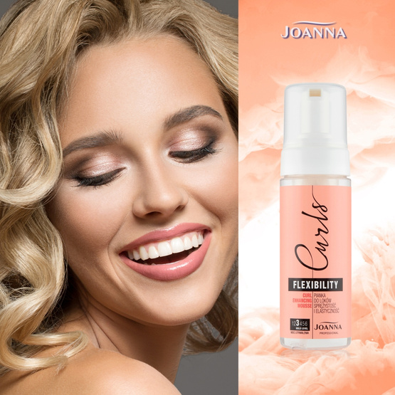 Joanna Professional Curls pianka do loków Sprężystość i Elastyczność 150ml