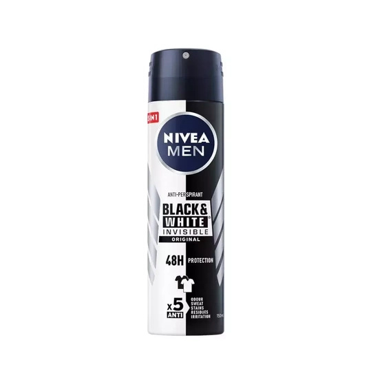 Nivea Men Black&White Invisible Original antyperspirant spray 150ml