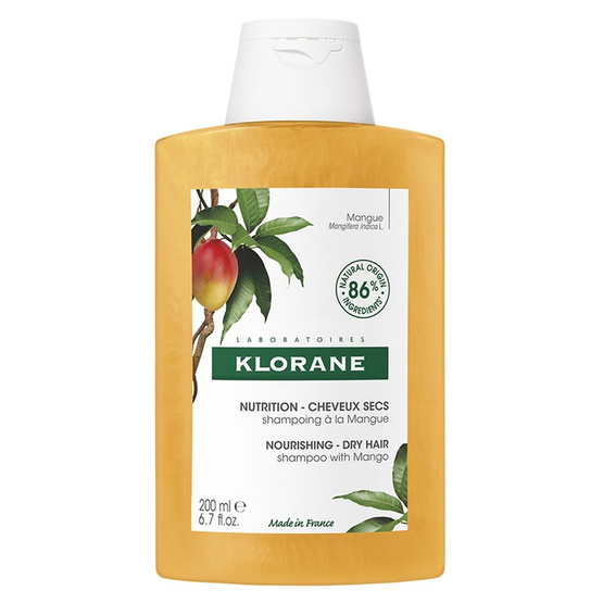 Klorane Nourishing Shampoo odżywczy szampon do włosów z mango 200ml