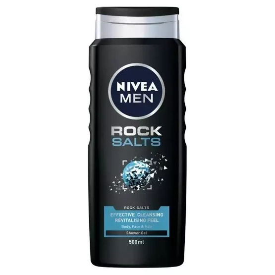 Nivea Men Rock Salts żel pod prysznic do twarzy ciała i włosów 500ml