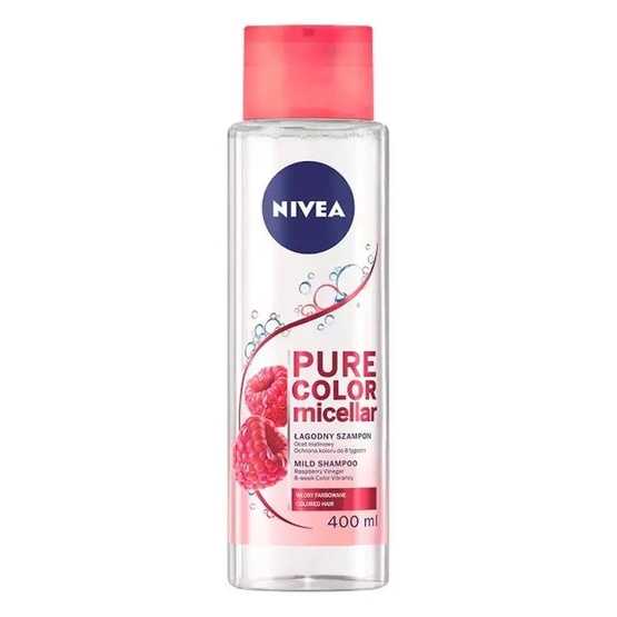 Nivea Pure Color Micellar łagodny szampon micelarny do włosów farbowanych 400ml