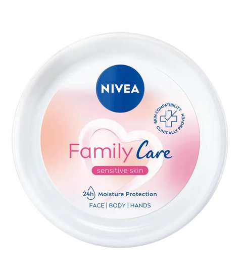 Nivea Family Care lekki krem nawilżający do twarzy ciała i dłoni 450ml