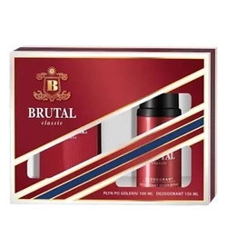 La Rive Brutal Classic zestaw płyn po goleniu 100ml + dezodorant spray 150ml